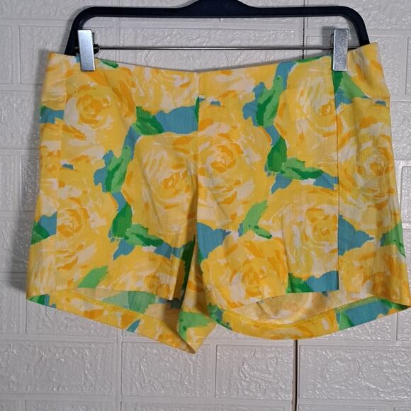 Lilly Pulitzer First Impression Deenie Shorts Sunglow Yellow 5” Inseam - Picture 3 of 12